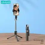 Usams ZB324 Wireless Bluetooth Remote Selfie Stick Tripod Stand 1.1M