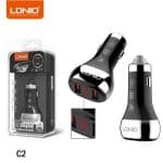 LDNIO C2 36W LED Display Dual Qc3.0 Ports Car Fast Charger - Image 3
