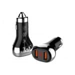 LDNIO C2 36W LED Display Dual Qc3.0 Ports Car Fast Charger - Image 2
