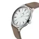 Titan Men's Urban Edge Lustrous Silver Dial Leather Watch 1802SL01 - Image 2