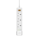 LDNIO SK3467 3 Power Socket 3 USB 1 Type-C Port Extension Adapter UK Plug