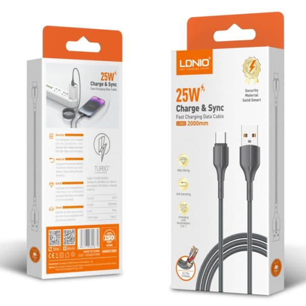 LDNIO LS851 25W Fast Charging USB3.0 Data Cable