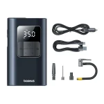 Baseus Car Tire Inflator Pumper VA1 Dual Power Wired & Wireless With Flashlight 6000 mAh Power Bank
