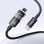 Baseus PD 20W Display 2 Fast Charging Data Cable Type-c to Lightning 1m