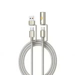 LDNIO LC18 65W 4-in-1 Fast Charging Cable (USB-C+USB-A to USB-C+Cigarette Lighter)