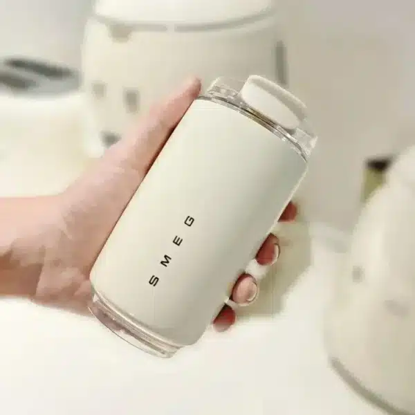 Tumbler Thermos Cup Milky White Coffee Mug Insulated Water Bottle 240ml