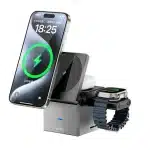 WiWU Wi-W030 Small Square 3 in 1 Wireless Charger - Image 3