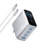 Anker Laptop Charger Zolo 140W 4-Port PD 3.1 with USB-C Cable & Digital Display (B2697)