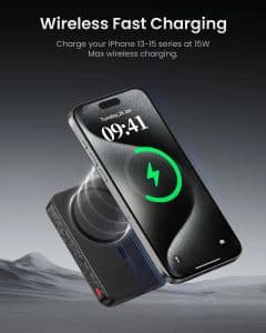 Gadgetoo Sharge Carbonmag 10000Mah 15W Wireless Power Bank