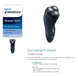 Gadgetoo Philips Norelco Electric Shaver 1200