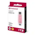 Transcend 1TB ESD310P Type C Portable SSD Pink - Image 3