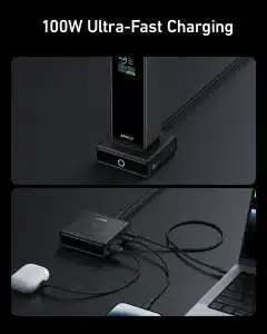 Gadgetoo Anker 100W Charging Base For Anker Prime Power Bank