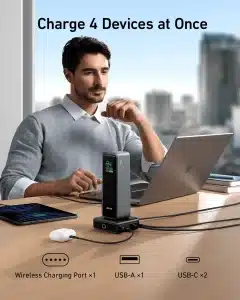 Gadgetoo Anker 100W Charging Base For Anker Prime Power Bank