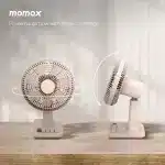 Momax 1°Pod Desktop Wireless Ultra Quiet Mini Fan - Image 4