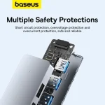 Baseus Usb Hub 4 Port ABS Hub Usb 3 0 for Laptop Multi Splitter Adapter For Xiaomi Lenovo Macbook PC Computer Accessories - Image 4