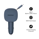 1-Move⁺ 2-Port Car Charger With Built-In Retractable Cable 60W - Image 6