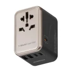 1-World² 5-Port Mini Universal Travel GaN Charger 70W with Dual AC - Image 6