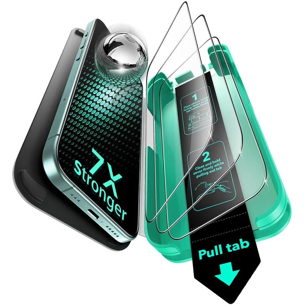 2025/06/1000269897-1.Jpg Esr Tempered Glass
Screen Protector Iphone 16/15 (Clear)
- 1 Pack - Image 1