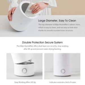 Gadgetoo Xiaomi Mijia Humidifier 4L Mjjsq02Lx Mute Air Purifier Aromatherapy Humidifier Diffuser