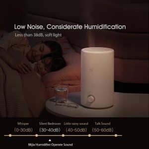 Gadgetoo Xiaomi Mijia Humidifier 4L Mjjsq02Lx Mute Air Purifier Aromatherapy Humidifier Diffuser