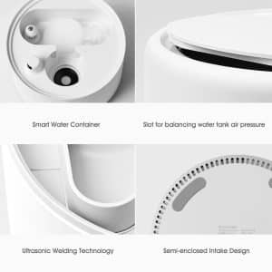 Gadgetoo Xiaomi Mijia Humidifier 4L Mjjsq02Lx Mute Air Purifier Aromatherapy Humidifier Diffuser