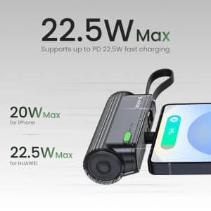 Gadgetoo Sharge Flow Mini 2 22.5W 5000Mah Power Bank