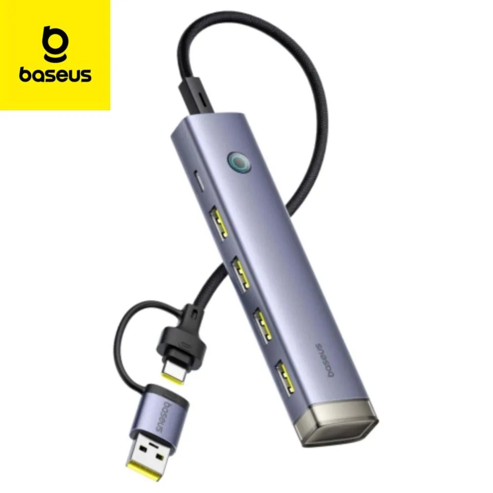 84463247-792E-45C3-82Fb-42Ade644C494-Min Baseus Ultrajoy Series 4-Port Hub 10Gbps Data Transfer