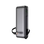 ACEFAST M22 PD130W 20000mAh Smart LED Display Power Bank with Built-In Cable