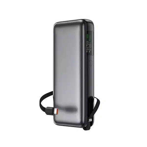 ACEFAST M22 PD130W 20000mAh Smart LED Display Power Bank with Built-In Cable