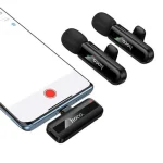 Hoco L20A Fair Dual Mic Lavalier Wireless Microphone