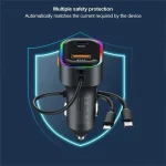 XUNDD XDCH-106 PD 30W 2-in-1 Cable Car Charger