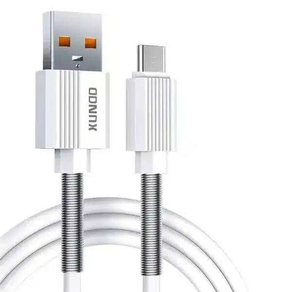 XUNDD XDDC-016 Micro USB Dual Spring Connector 2.4A Fast Charging Cable