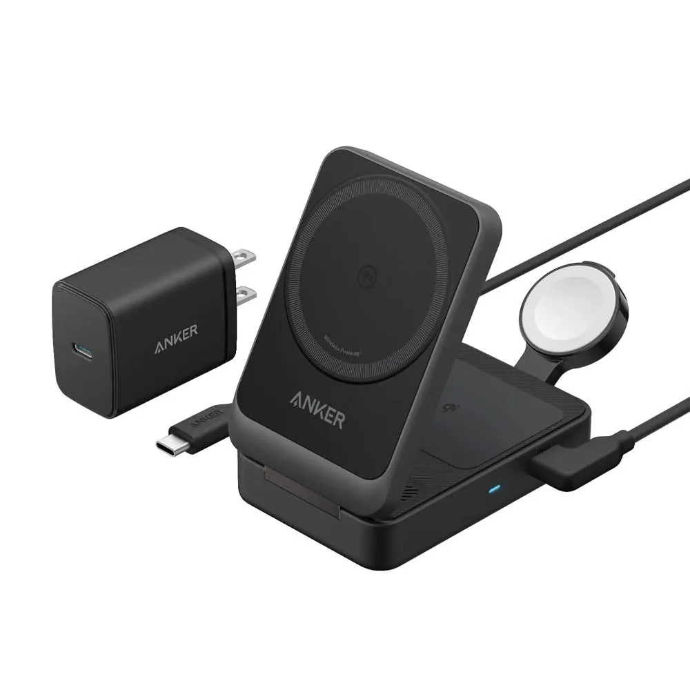 Anker-Maggo-Foldable-3-In-1-Wireless-Charging-Station-A2557-2 Anker Maggo Foldable 3-In-1 Wireless Charging Station (A2557) - Image 1