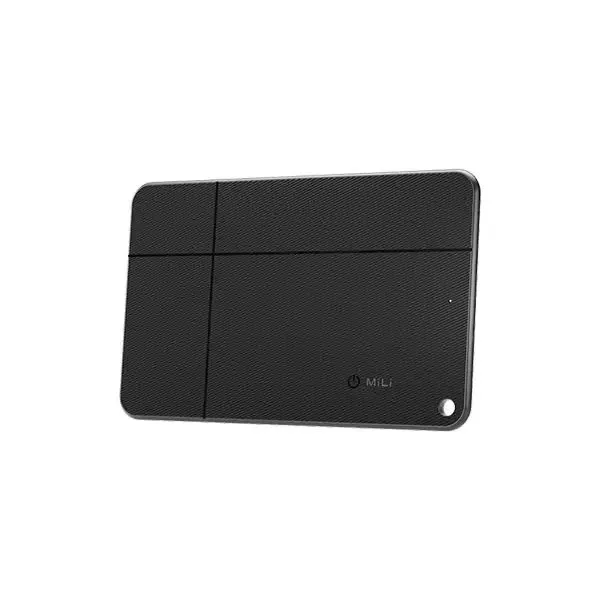 MiLi MiCard Duo Smart Wireless Rechargeable Card Bluetooth Item Finder (iOS or Android Compatible)