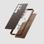 PITAKA PinButton Case for Samsung Galaxy S25 Ultra – Black/Gold - Image 3