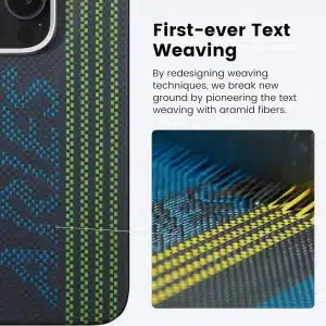 Gadgetoo Pitaka Aries Tactile Woven Case For Iphone 16 Pro / 16 Pro Max -Credit Card