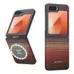 Pitaka MagEZ Case 5 Tactile Woven Case for Galaxy Z Flip6 -Sunset 1500D - Image 2