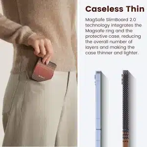 Gadgetoo Pitaka Magez Case 5 Tactile Woven Case For Galaxy Z Flip6 -Sunset 1500D