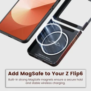 Gadgetoo Pitaka Magez Case 5 Tactile Woven Case For Galaxy Z Flip6 -Sunset 1500D