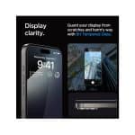 Spigen Ultra-Clear Screen Protector for iPhone 15 Pro | 15 Pro Max