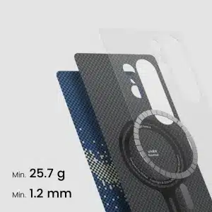 Gadgetoo Pitaka Starpeak Tactile Woven Case For Samsung Galaxy S25 Ultra (Milky Way Galaxy)