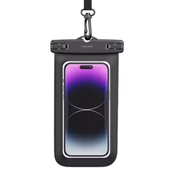 USAMS US-YD012 6.7 inch Transparent Waterproof Swimming Mobile Phone Bag