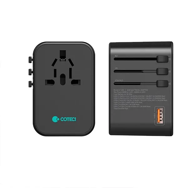 Coteci 65W GaN Universal Travel Adapter