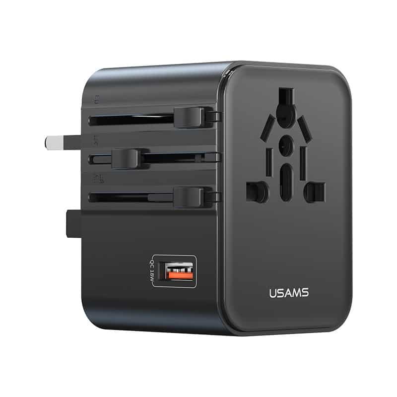 Usams Cc309 Won Travel Dual Type C International Wall Charger Usams Cc309 Won Travel Dual Type C International Wall Charger