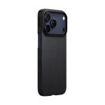 Pitaka Ultra-Slim Case 600D Black/Grey (Twill) (PitaTap™) for 17 Pro / 17 Pro Max
