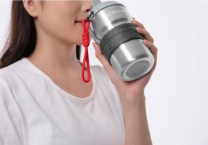 Gadgetoo Oneplus Insulated Coffee Travel Tumbler - Polar Night Brown 350Ml