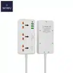 WIWU Cube GaN Power Strip 7-in-1 | 30W USB-C Fast Charging