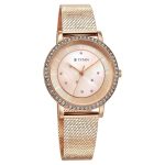 Titan Purple Style Up Quartz Analog Pink Dial Stainless Steel Strap Watch for Women-NS95236WM02 - Image 2