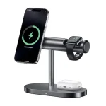 MAXCO MW16 Qi2 Magnetic Wireless Charger — 3-in-1 Fast Charging Dock with Ambient Lig