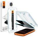 Spigen AluminaCore Tempered Glass Screen Protector [Glas.tR EZ Fit – Privacy] for iPhone 17 Pro Max